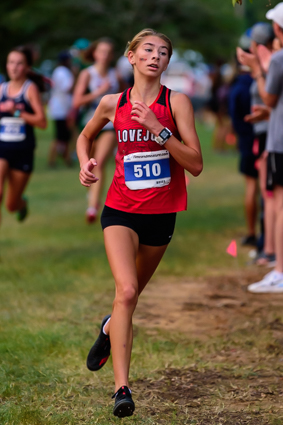 Peyton Benson at the Garmin TxMileSplit Invitational