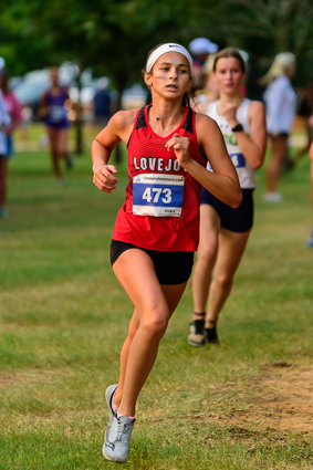 Ava Easley at the Garmin TxMileSplit Invitational