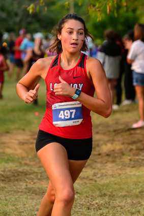 Jordyn Caro at the Garmin TxMileSplit Invitational