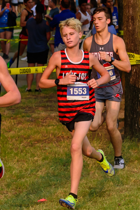 Tyler Morefield at the Garmin TxMileSplit Invitational