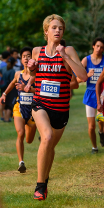 Jackson Reid at the Garmin TxMileSplit Invitational