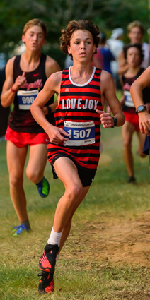 Aaron Wimbish at the Garmin TxMileSplit Invitational