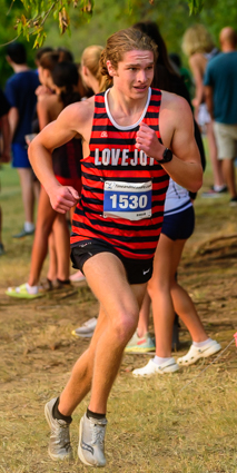 Jake Piccirillo at the Garmin TxMileSplit Invitational