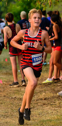 Adam Morefield at the Garmin TxMileSplit Invitational