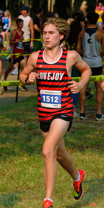 Caden Gary at the Garmin TxMileSplit Invitational