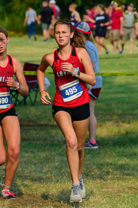 Ineke van Rensburg at the Garmin TxMileSplit Invitational