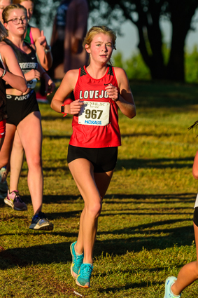 Hailey Malik at the Hoka McNeil Invitational