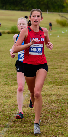 Kate Carlson at the UIL Conference 5A District 10 XC Championships