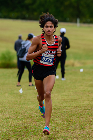 Rohan Sharma at the UIL Conference 5A District 10 XC Championships