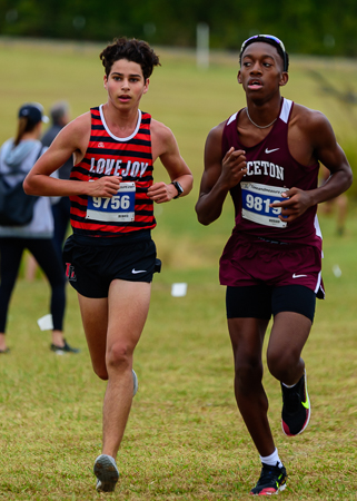 Joe Bluestein at the UIL Conference 5A District 10 XC Championships