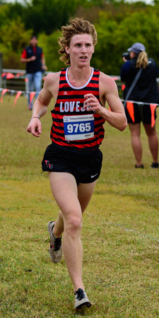 Matt Murray at the UIL Conference 5A District 10 XC Championships