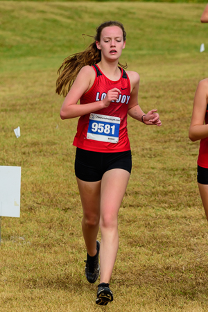 Abigail Godfrey at the UIL Conference 5A District 10 XC Championships