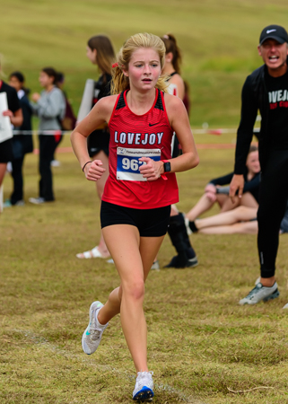 Rachel Malik at the UIL Conference 5A District 10 XC Championships