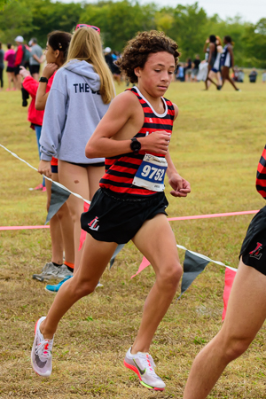 Jack Thompson at the UIL Conference 5A District 10 XC Championships