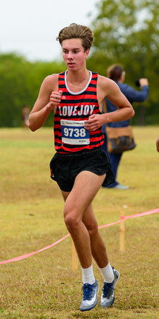 Caleb Beets at the UIL Conference 5A District 10 XC Championships