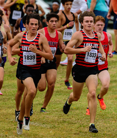 Nick Yarad, Riley McGowan at UIL 5A Region II Championships