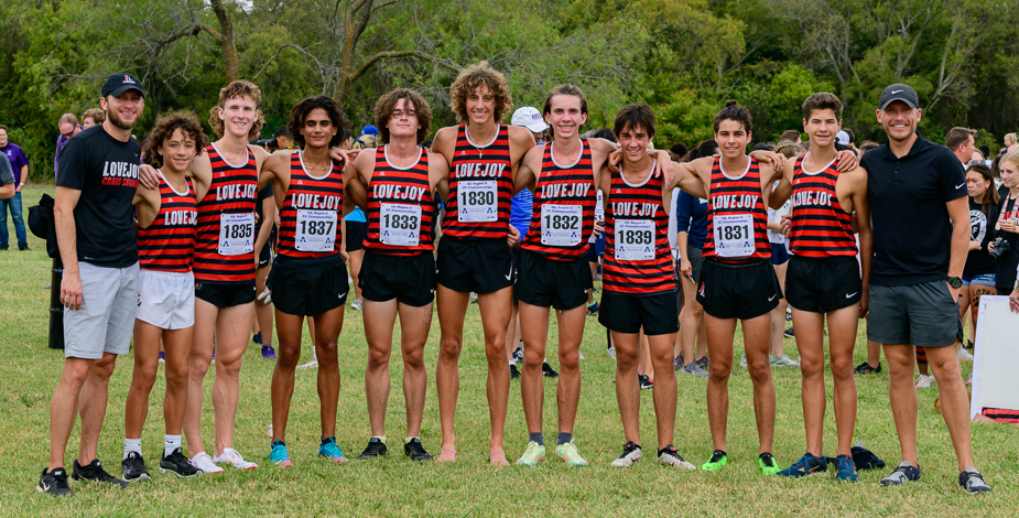 the 2021 LHS Region II Boys XC Team