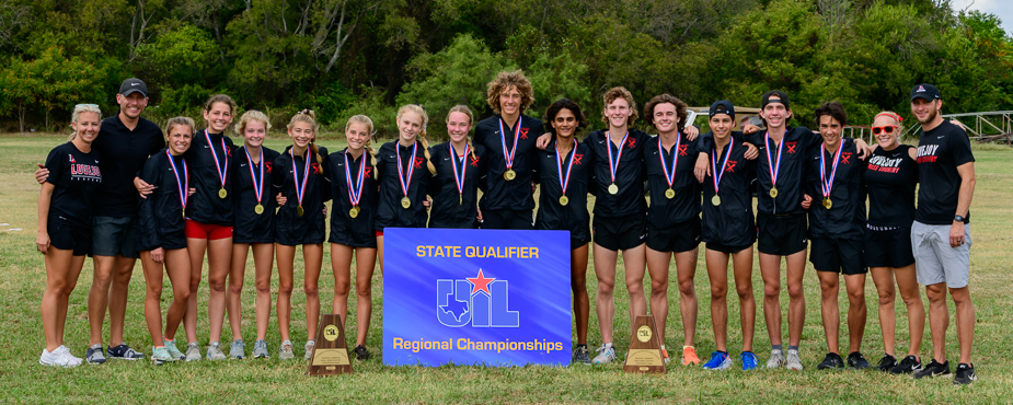 the 2021 LHS Region II XC Team