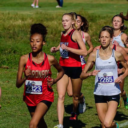 Kailey Littlefield in 5A State Championship race