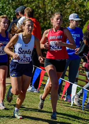 Kate Carlson in 5A State Championship race