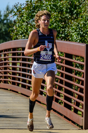 Tate Barr in 5A State Championship race