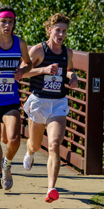 Matthew Murray in 5A State Championship race