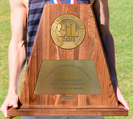 5A Boys State 3rd Place trophy