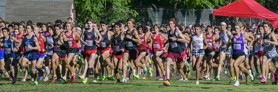 start of the El Caliente Boys race