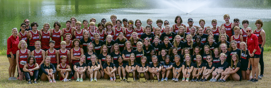 the 2022 Lovejoy High School XC Team