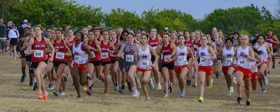 start of JV girls race