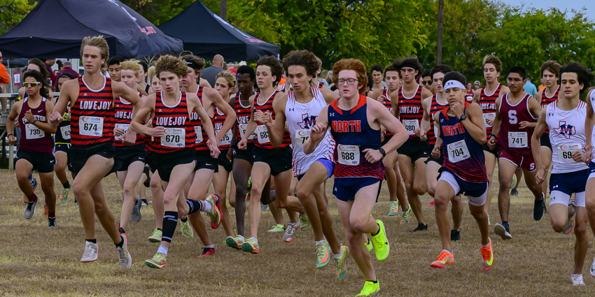 start of the JV Boys race