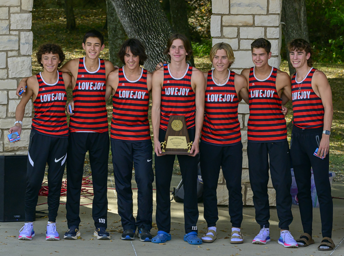 the 2022 UIL 5A District 13 Varsity Boys XC Champions