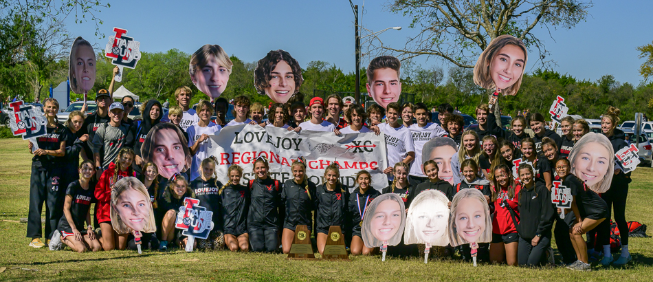 the 2022 Lovejoy High School Extensive XC Team