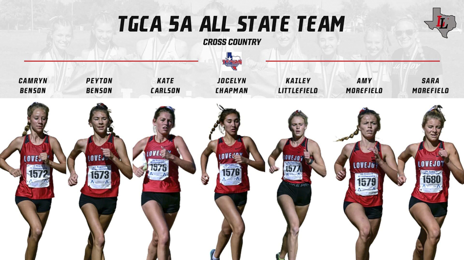 TGCA All State 5A Cross County Team