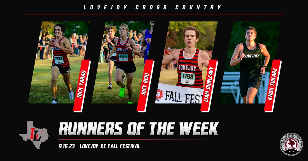 9.16.23 Lovejoy Boys Runners of the Week
