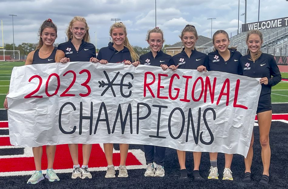 the 2023 UIL 5A Region II XC Girls Champions