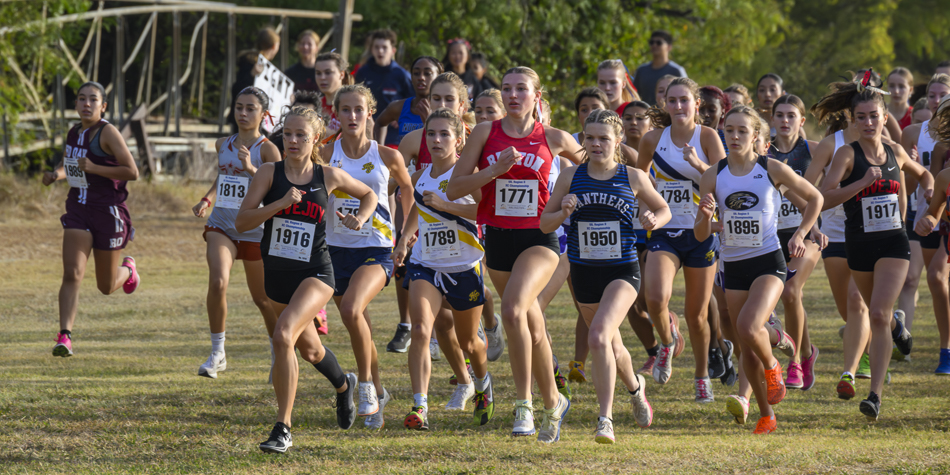 start of 5A Girls race