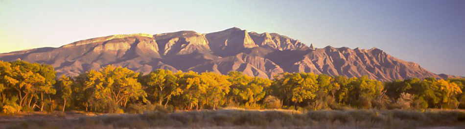 New Mexico mountains in the summer