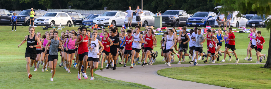 start of the 2025 Time Trial at Celebration Park
