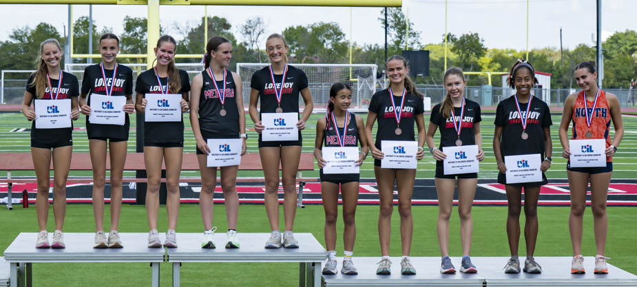 all 7 LHS Varsity Girls receiving top-10 medals all 7 LHS Varsity Girls receiving top-10 medals