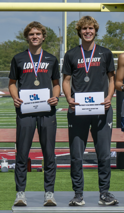 Tristan Arceneau and Joey Reid receiving top honors Tristan Arceneau and Joey Reid receiving top honors