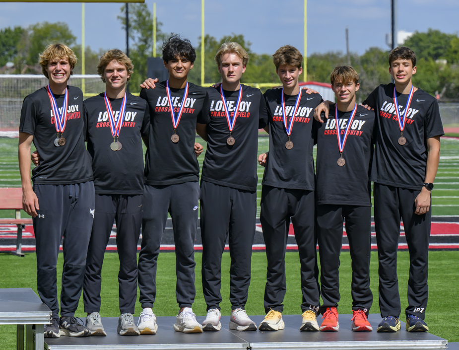 Varsity Boys on the podium Varsity Boys on the podium