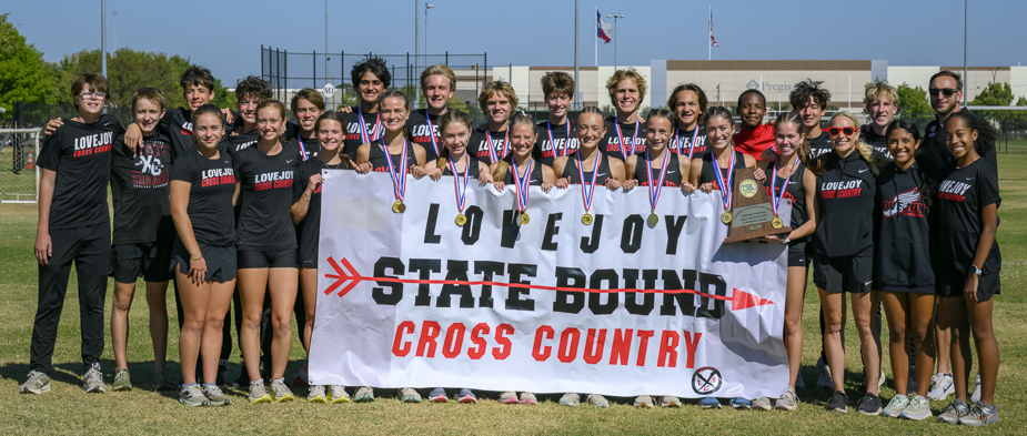 the 2025 Lovejoy High School Region XC Team